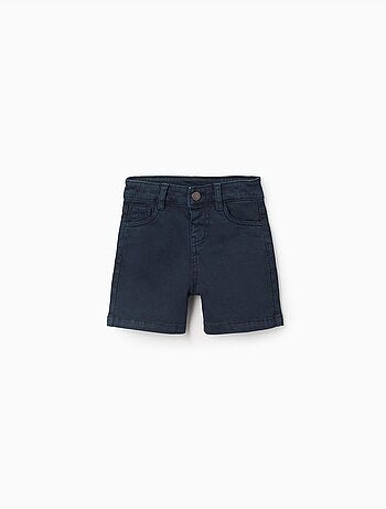 Bermudas midi de sarga con cinco bolsillos