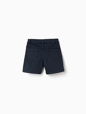 Bermudas midi de sarga con cinco bolsillos