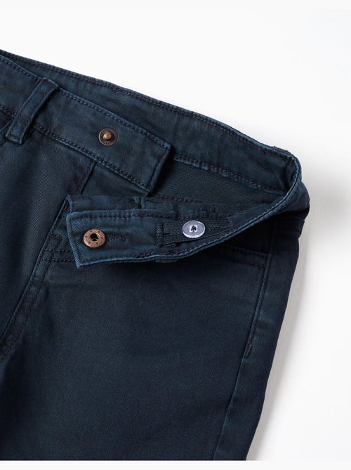 Bermudas midi de sarga con cinco bolsillos - Kiabi