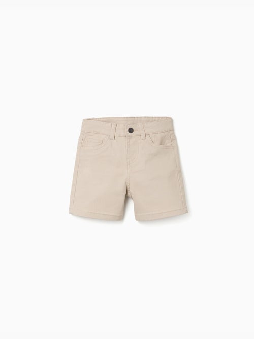 Bermudas midi de sarga con cinco bolsillos - Kiabi