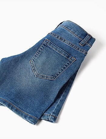 Bermudas midi vaqueras con cinco bolsillos