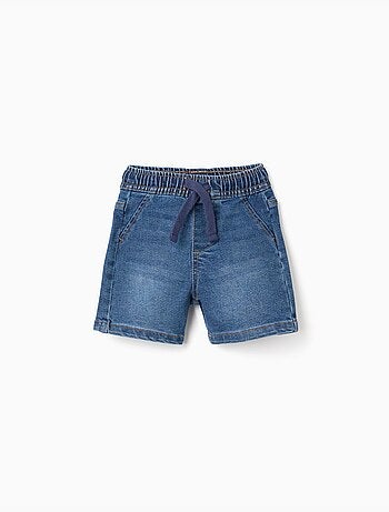 Bermudas midi vaqueras con cordón