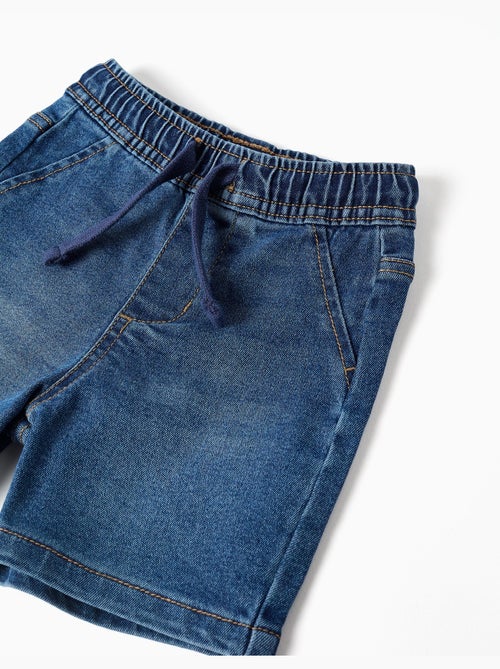 Bermudas midi vaqueras con cordón - Kiabi