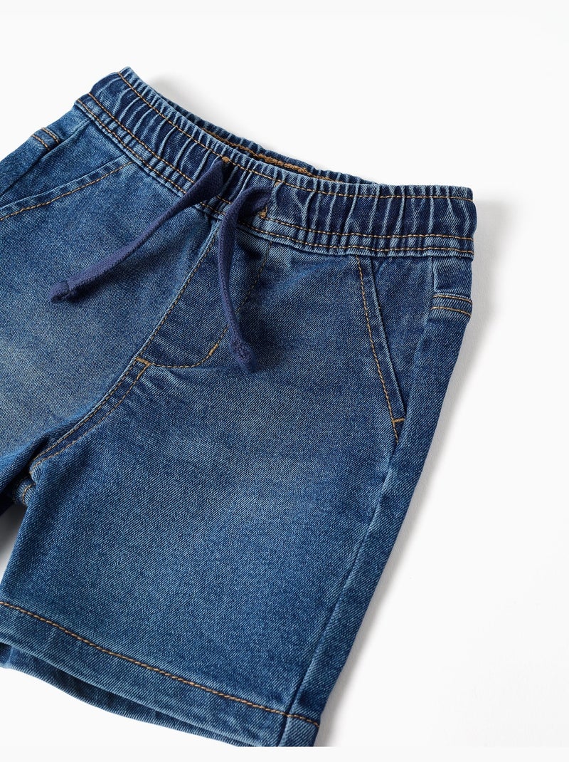 Bermudas midi vaqueras con cordón Azul Azul - Kiabi