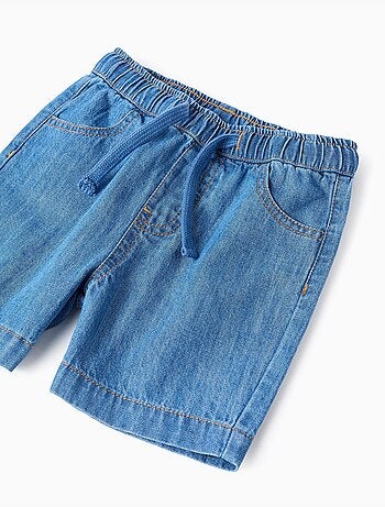 Bermudas midi vaqueras con cordón