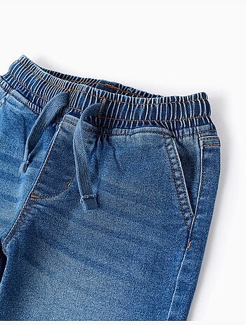 Bermudas midi vaqueras con cordón