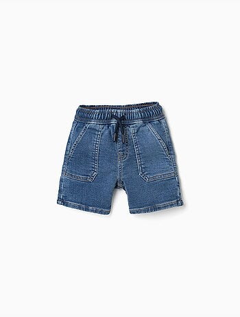 Bermudas midi vaqueras con cordón