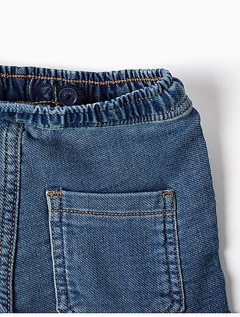 Bermudas midi vaqueras con cordón