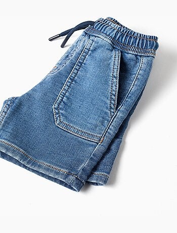 Bermudas midi vaqueras con cordón