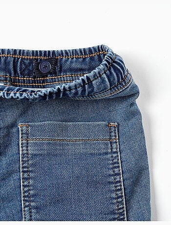 Bermudas midi vaqueras con cordón