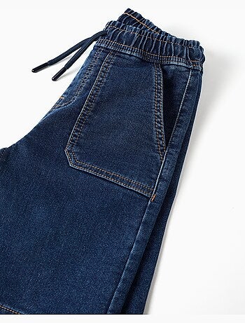 Bermudas midi vaqueras con cordón