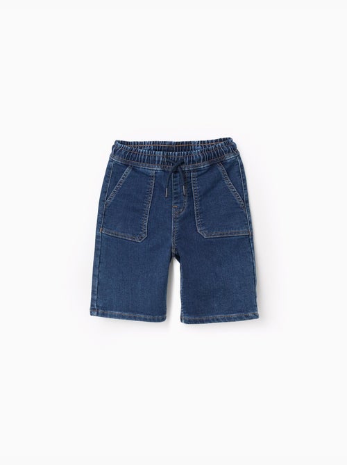 Bermudas midi vaqueras con cordón - Kiabi