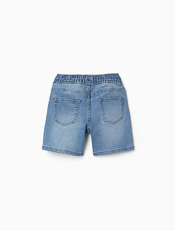 Bermudas midi vaqueras con cordón