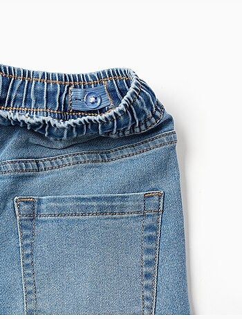 Bermudas midi vaqueras con cordón