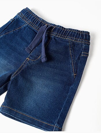 Bermudas midi vaqueras con cordón