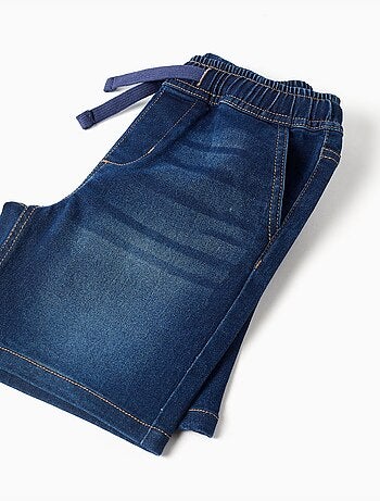 Bermudas midi vaqueras con cordón