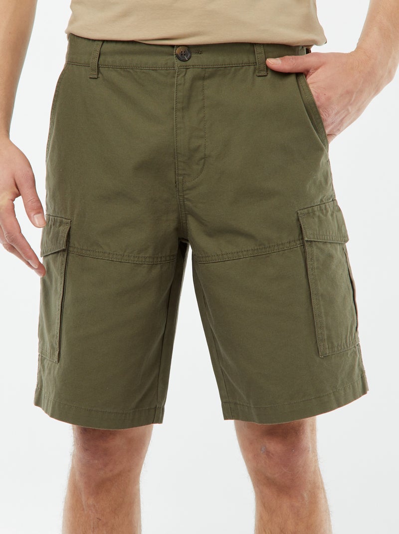 Bermudas multibolsillos KAKI - Kiabi