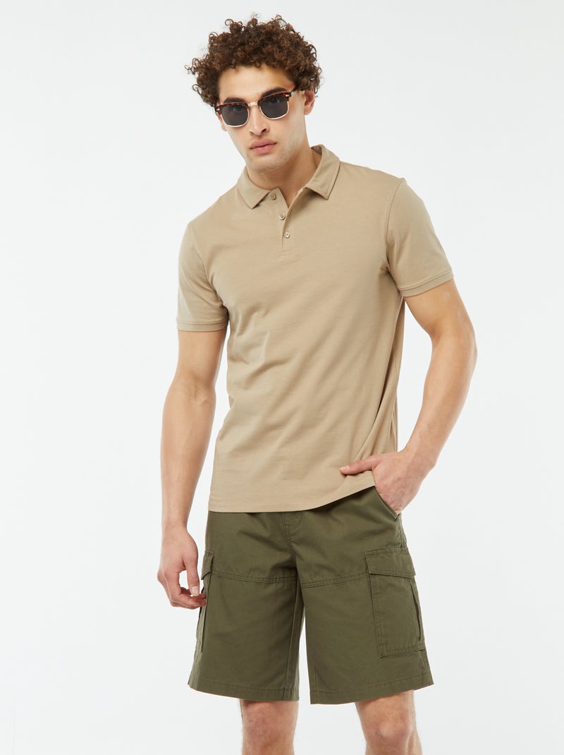 Bermudas multibolsillos KAKI - Kiabi