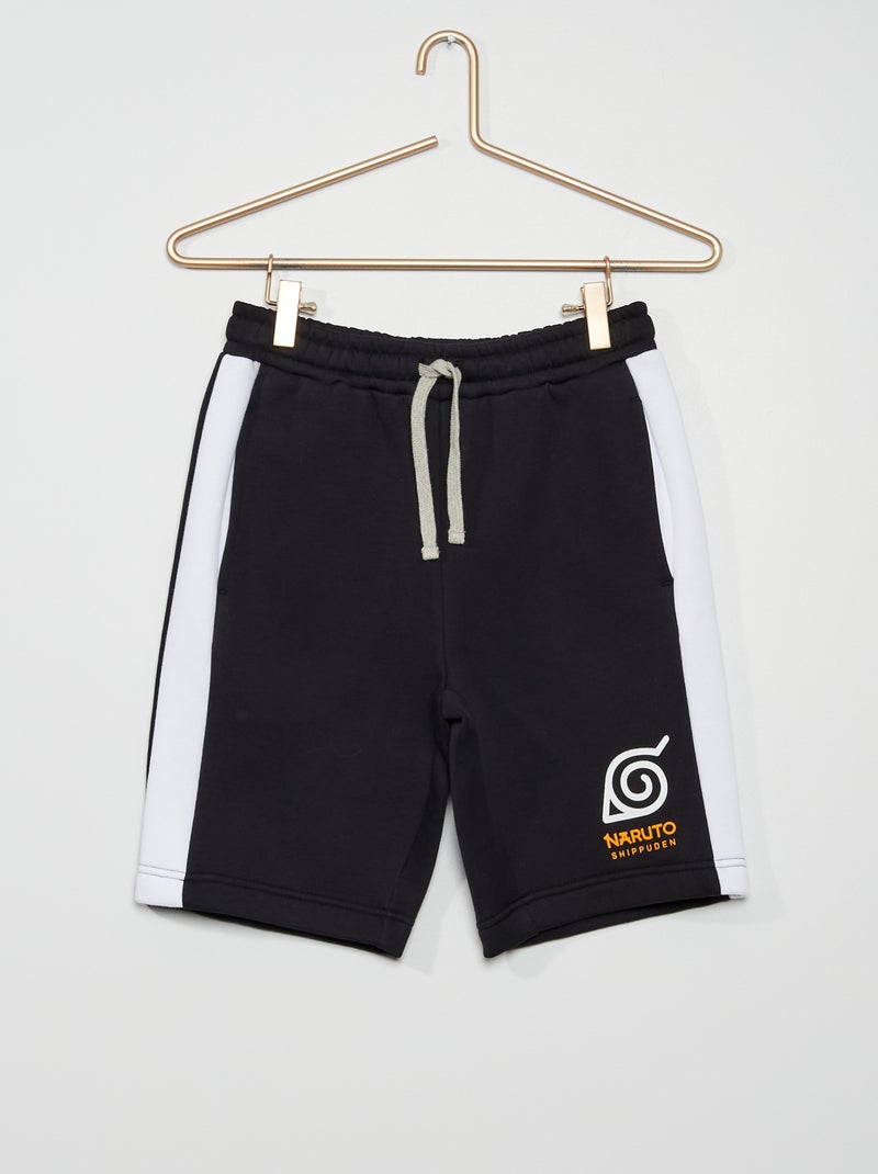 Bermudas 'Naruto' de felpa Negro - Kiabi