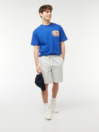 Bermudas rectas con bolsillos con solapas
