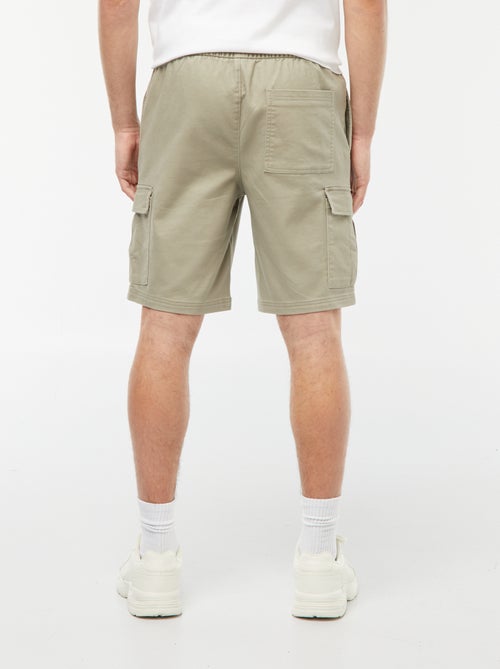 Bermudas rectas con bolsillos con solapas - Kiabi