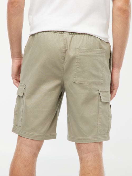 Bermudas rectas con bolsillos con solapas - Kiabi