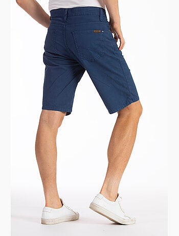 Bermudas relajadas de lona de algodón de corte recto GENESYX