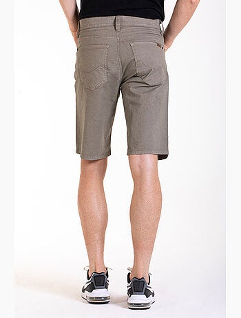 Bermudas relajadas de lona de algodón de corte recto GENESYX