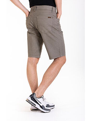Bermudas relajadas de lona de algodón de corte recto GENESYX