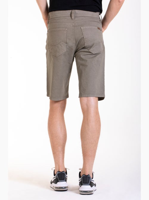 Bermudas relajadas de lona de algodón de corte recto GENESYX - Kiabi