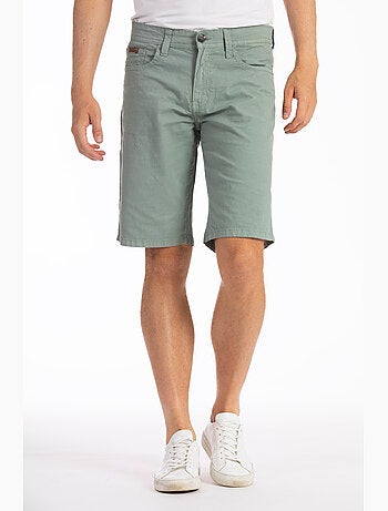 Bermudas relajadas de lona de algodón de corte recto GENESYX