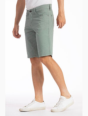 Bermudas relajadas de lona de algodón de corte recto GENESYX