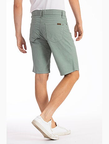 Bermudas relajadas de lona de algodón de corte recto GENESYX