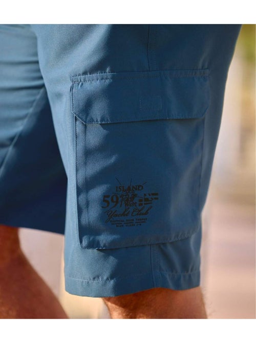 Bermudas relax de microfibra multibolsillos - Kiabi Bermudas relax de microfibra multibolsillos - Kiabi
