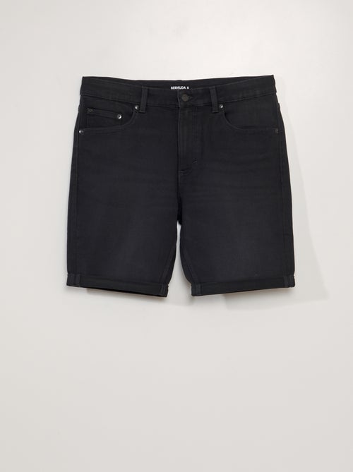 Bermudas slim vaqueras con 5 bolsillos - Kiabi