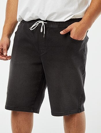 Bermudas slim vaqueras elásticas