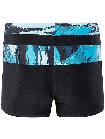 Bermudas tahu diseño panel en contraste para hombre - aquawave