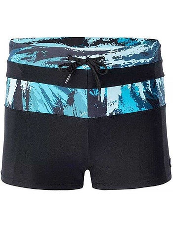 Bermudas tahu diseño panel en contraste para hombre - aquawave