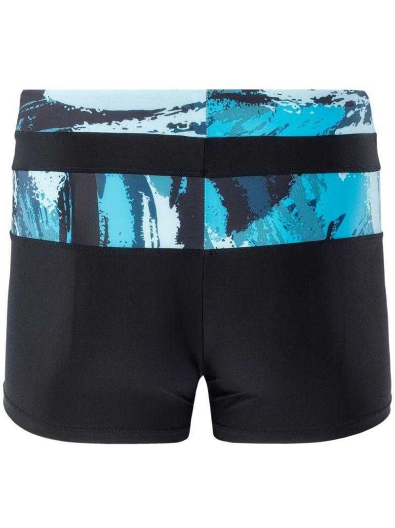 Bermudas tahu diseño panel en contraste para hombre - aquawave Negro Azul - Kiabi