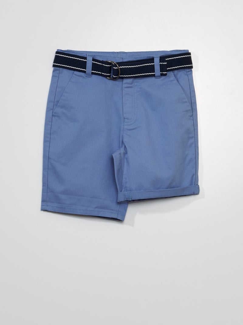 Bermudas tipo chino AZUL - Kiabi