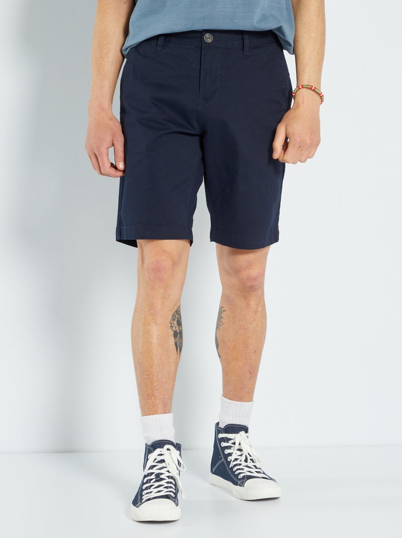 Bermudas tipo chino AZUL - Kiabi