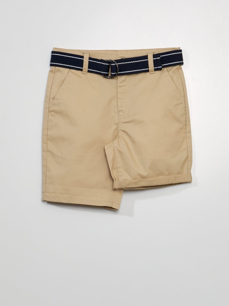 Bermudas tipo chino BEIGE - Kiabi