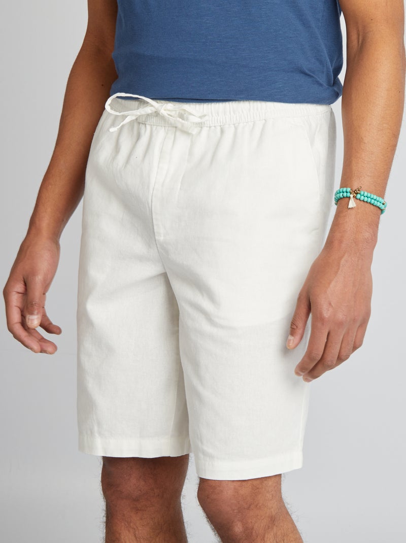 Bermudas tipo chino BLANCO - Kiabi