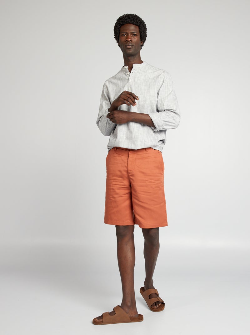 Bermudas tipo chino MARRON - Kiabi