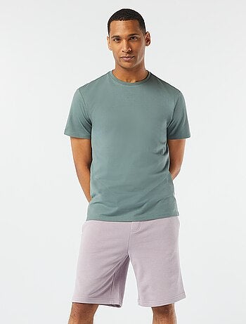 Bermudas tipo jogging lisas