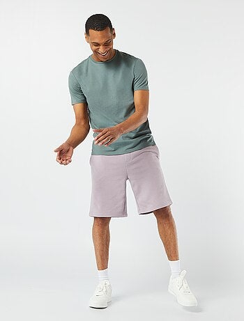 Bermudas tipo jogging lisas