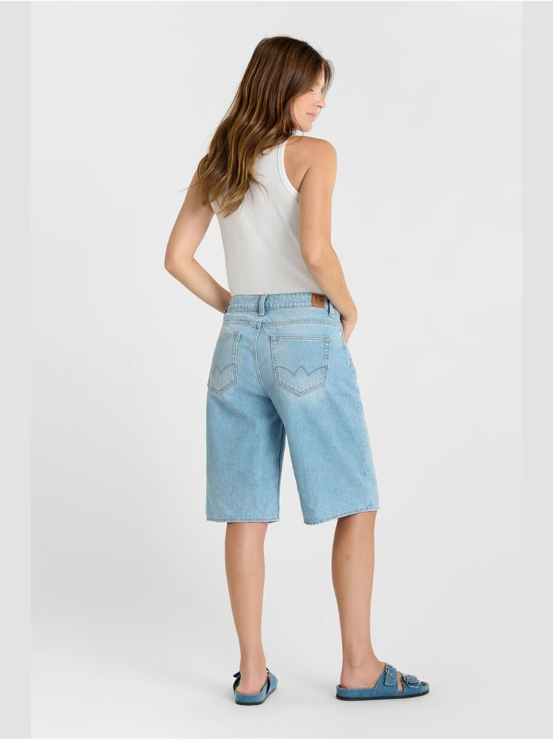 Bermudas vaqueras ABEILLE Azul - Kiabi