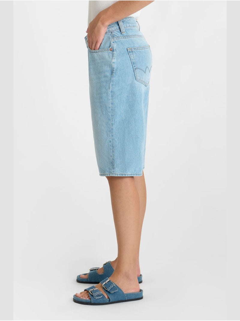 Bermudas vaqueras ABEILLE Azul - Kiabi