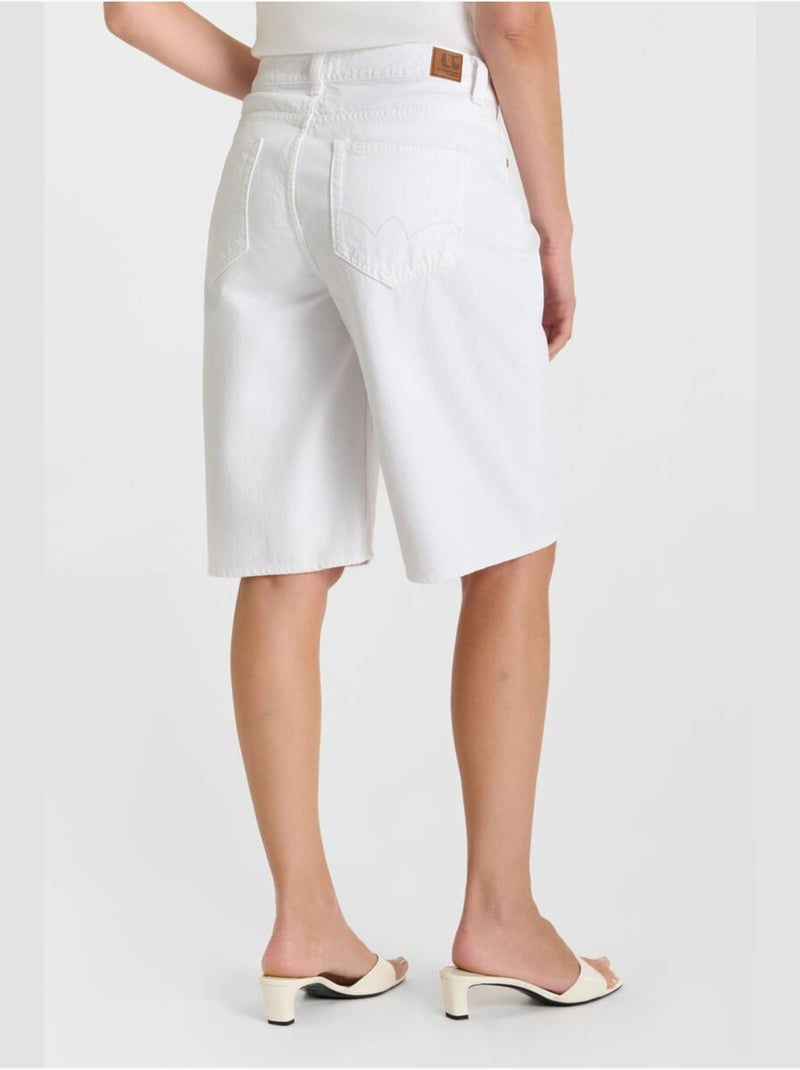 Bermudas vaqueras ABEILLE Blanco - Kiabi