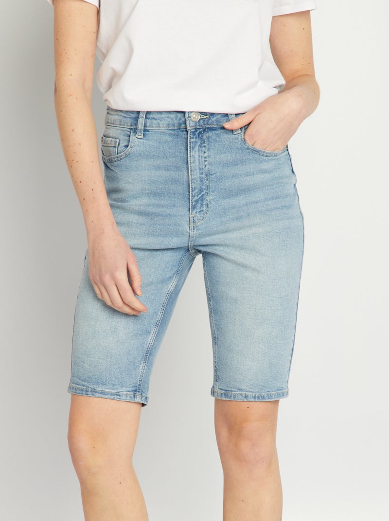 Bermudas vaqueras AZUL - Kiabi
